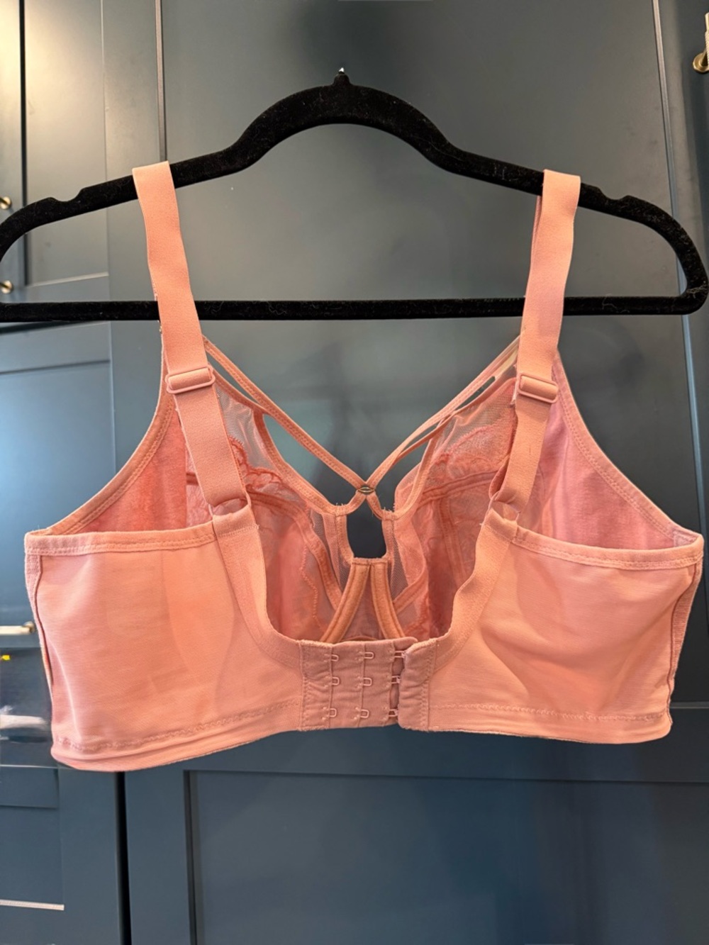 Elomi Brianna Plunge Bra in Dusty Pink US 34J - Picture 3 of 4